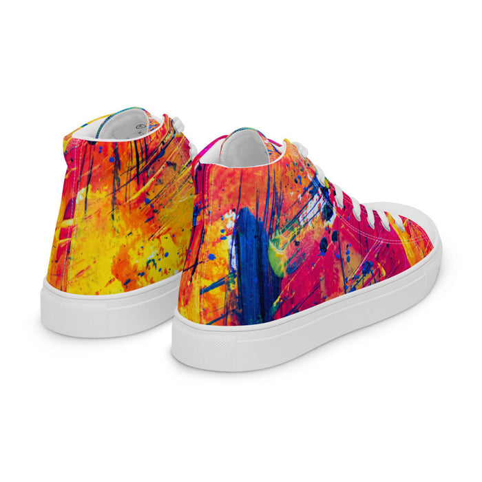 Gianneli Colours Handmade Women’s High Top Canvas Shoes