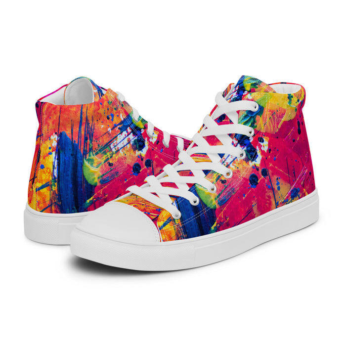 Gianneli Colours Handmade Women’s High Top Canvas Shoes