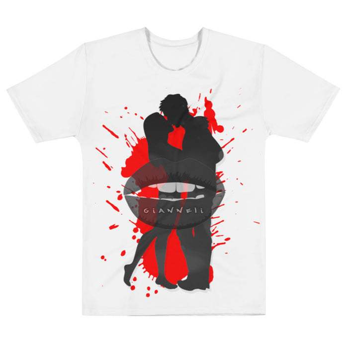 RED HOT KISS Men's t-shirt by Gianneli