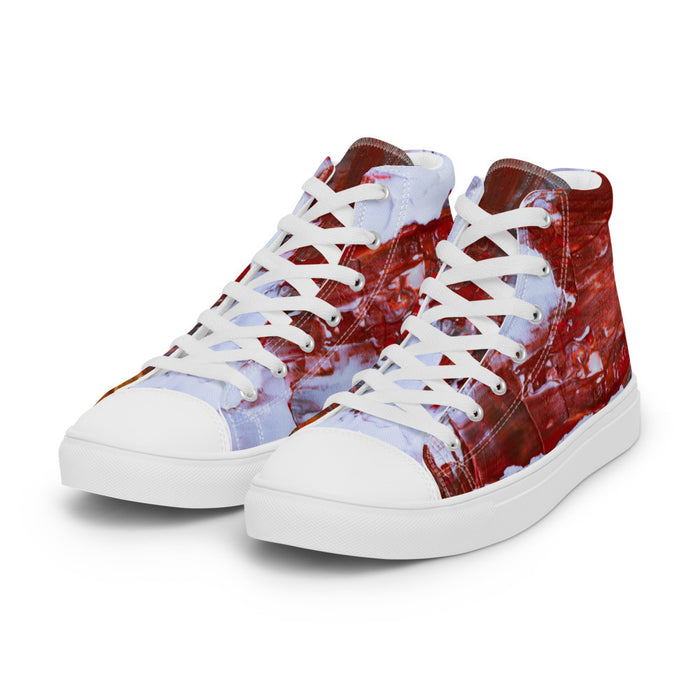 Gianneli Colours Handmade Men’s High Top Canvas Shoes