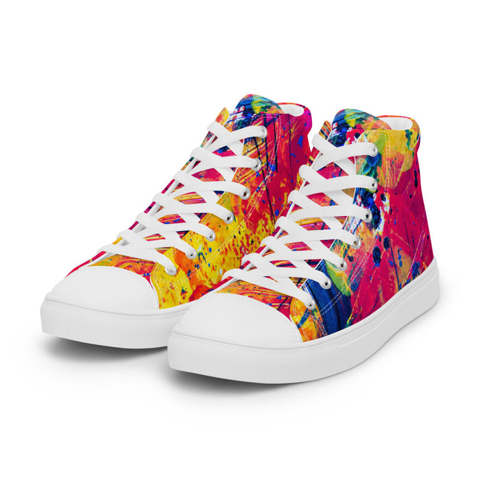 Gianneli Colours Handmade Women’s High Top Canvas Shoes