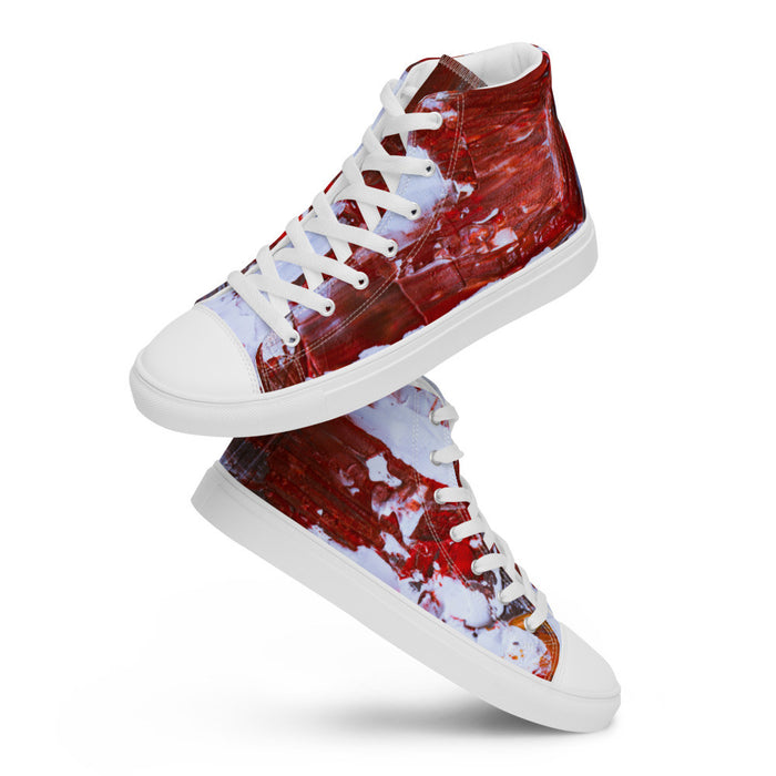 Gianneli Colours Handmade Men’s High Top Canvas Shoes