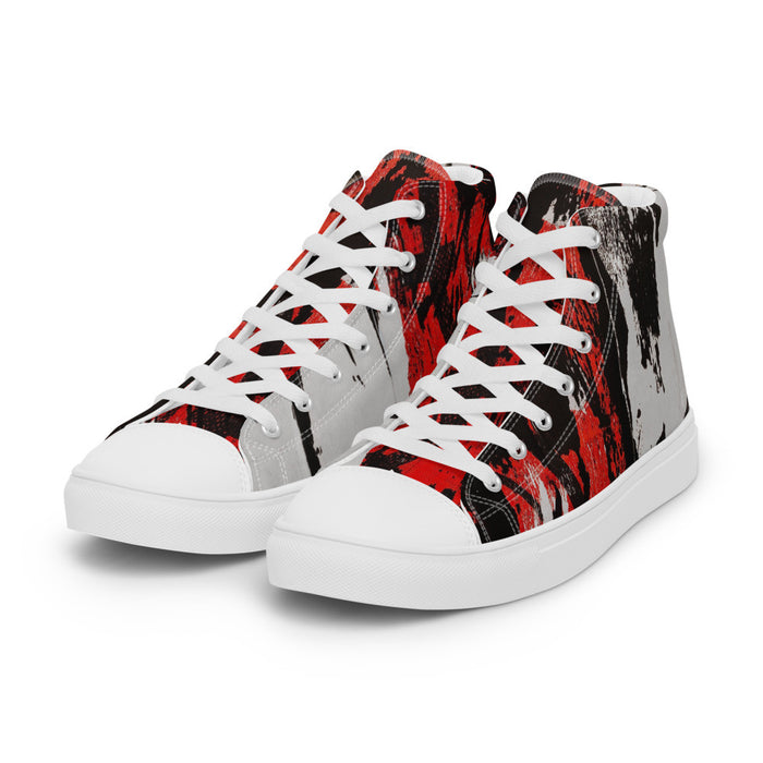 Gianneli Colours Handmade Men’s High Top Canvas Shoes