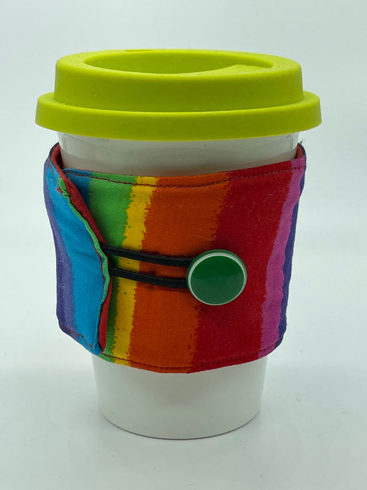 Retro Cup Cozy, with Insulated Lining.