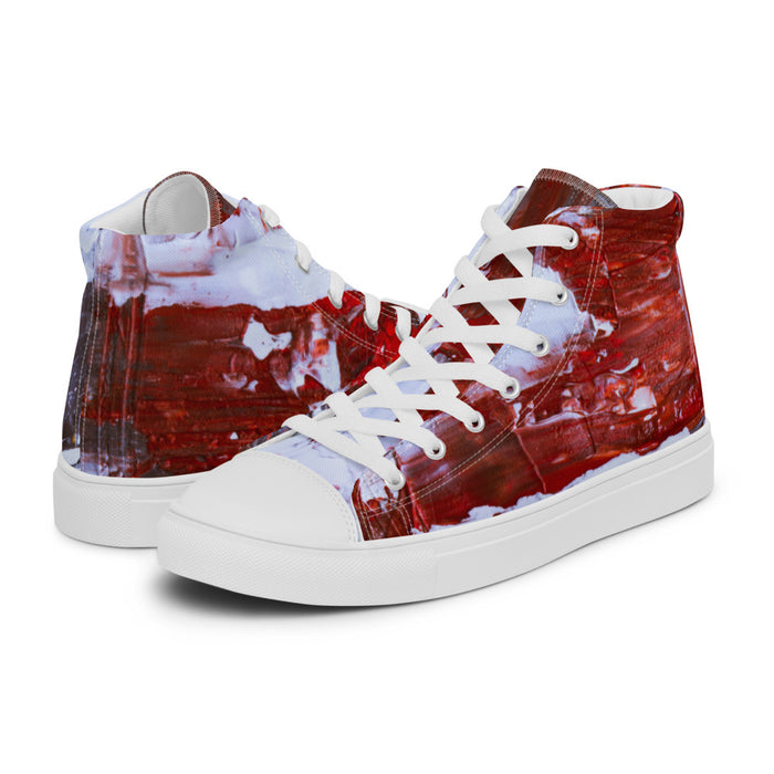 Gianneli Colours Handmade Men’s High Top Canvas Shoes