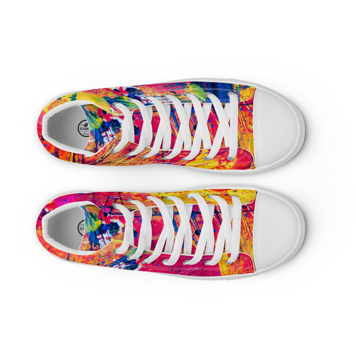 Gianneli Colours Handmade Women’s High Top Canvas Shoes