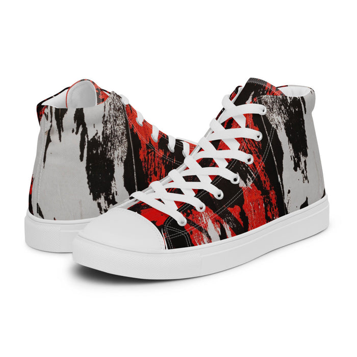 Gianneli Colours Handmade Men’s High Top Canvas Shoes