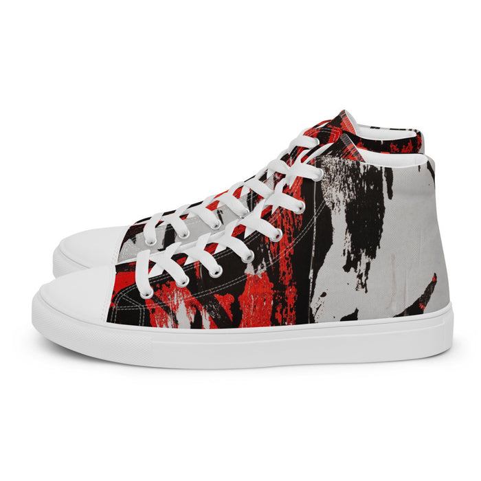 Gianneli Colours Handmade Men’s High Top Canvas Shoes