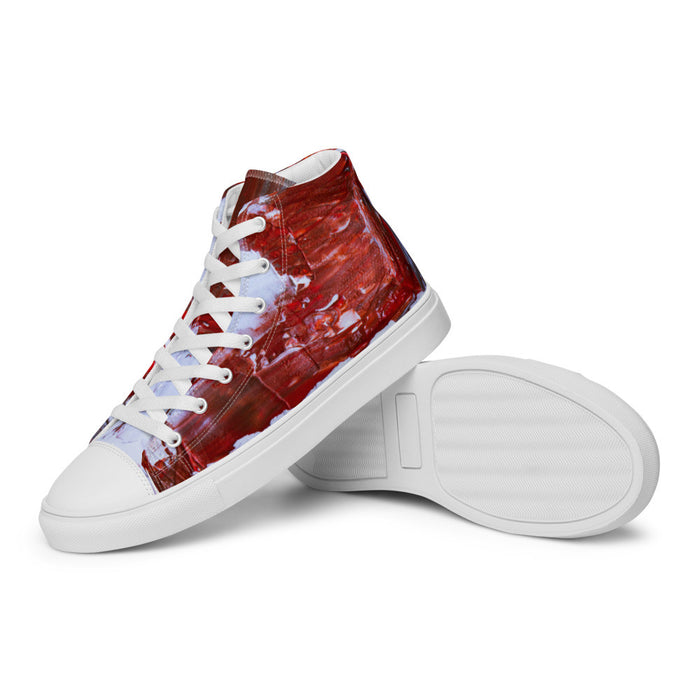 Gianneli Colours Handmade Men’s High Top Canvas Shoes