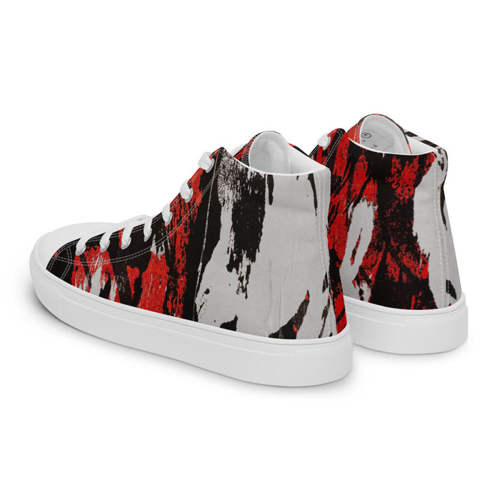 Gianneli Colours Handmade Men’s High Top Canvas Shoes