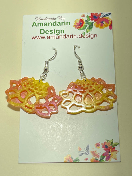 Handmade Resin Retro Earrings