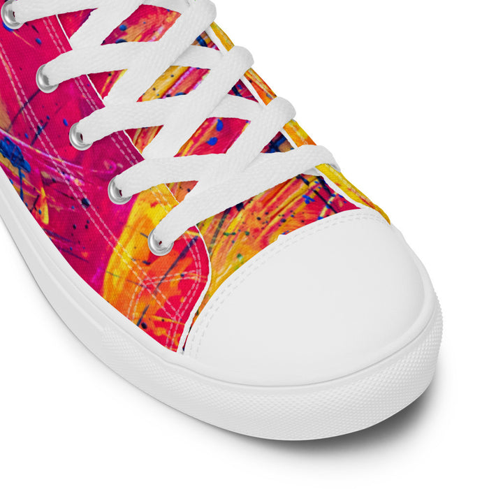 Gianneli Colours Handmade Women’s High Top Canvas Shoes