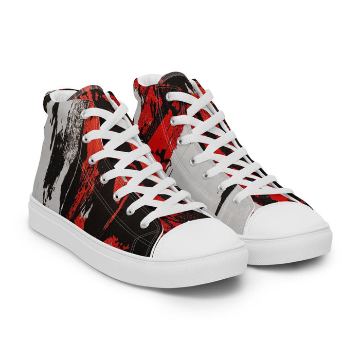 Gianneli Colours Handmade Men’s High Top Canvas Shoes