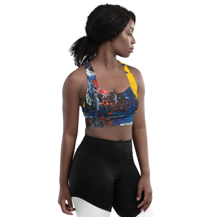 Gianneli Colours Longline Sports Bra