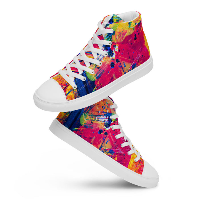 Gianneli Colours Handmade Women’s High Top Canvas Shoes