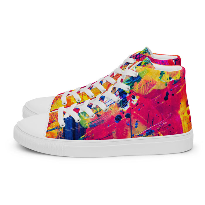 Gianneli Colours Handmade Women’s High Top Canvas Shoes