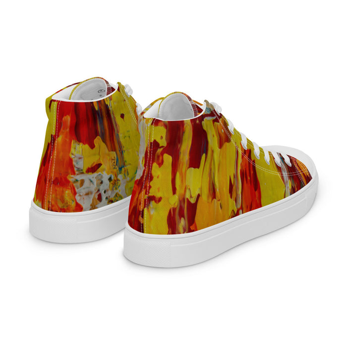 Gianneli Colours Handmade Women’s High Top Canvas Shoes