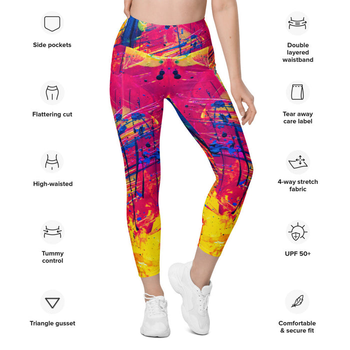 Gianneli Colours Leggings with Pockets