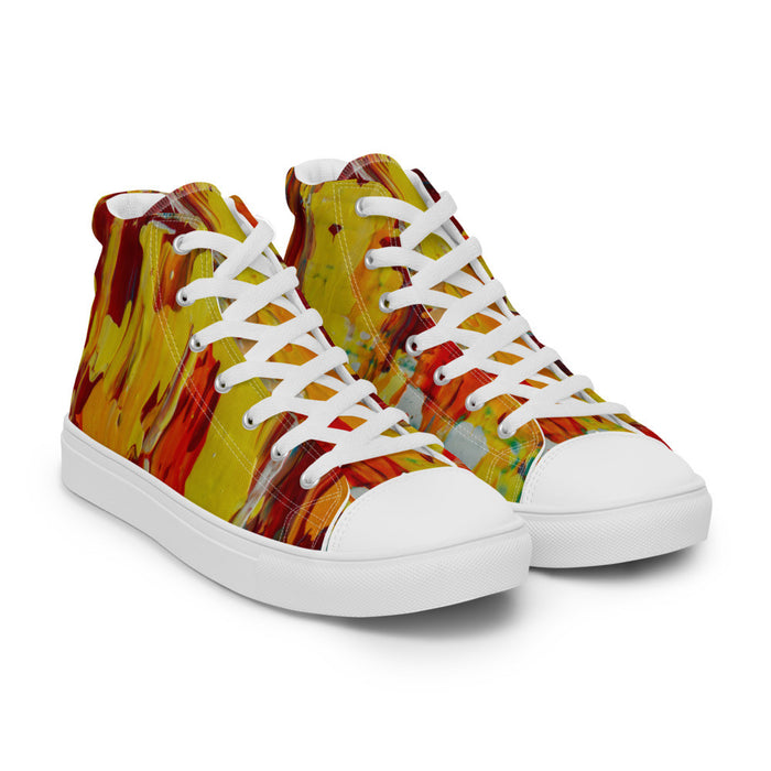 Gianneli Colours Handmade Women’s High Top Canvas Shoes