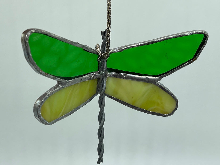 Dragonfly Made from Leadlight, Hanging Suncatcher.