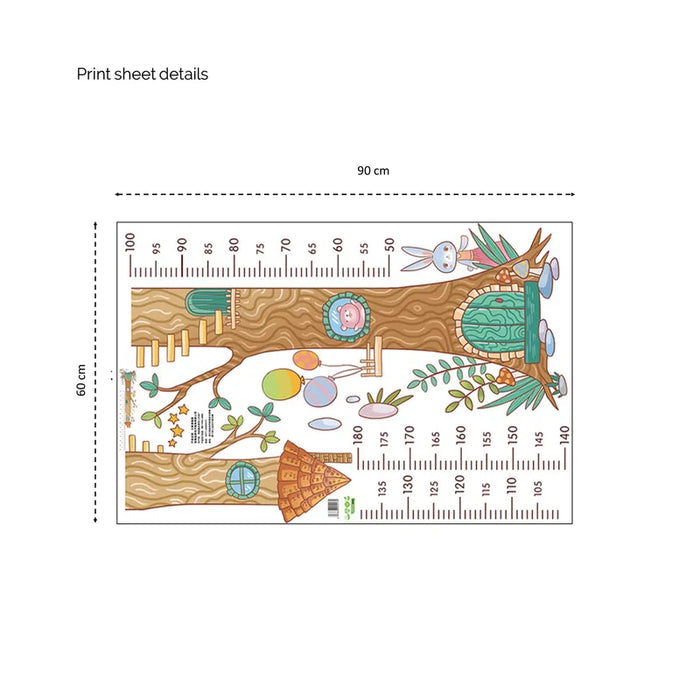 Tree House Height Chart