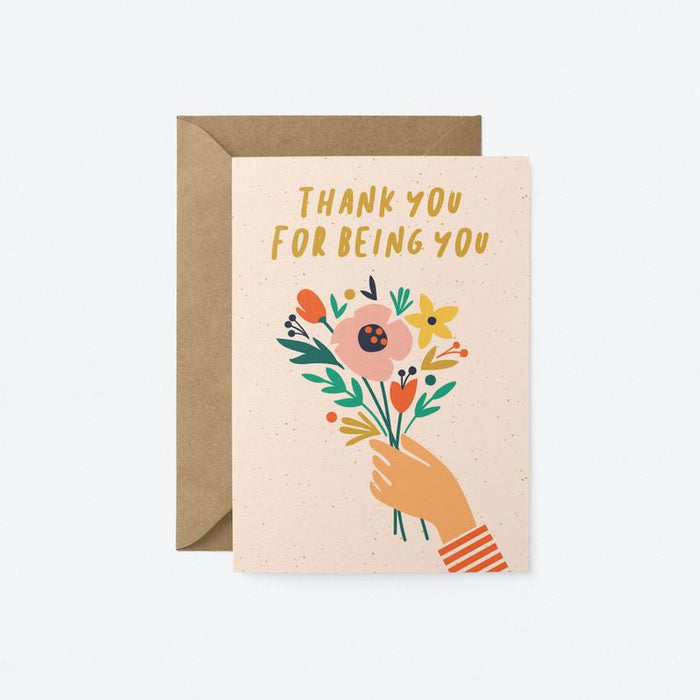 Thank you for being you   Card