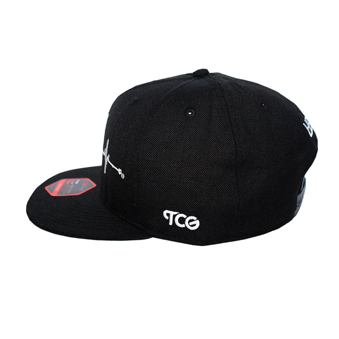 HeartBeats T.O. - The Cap Guys TCG / Inspired Exclusives White and Black Snapback Cap
