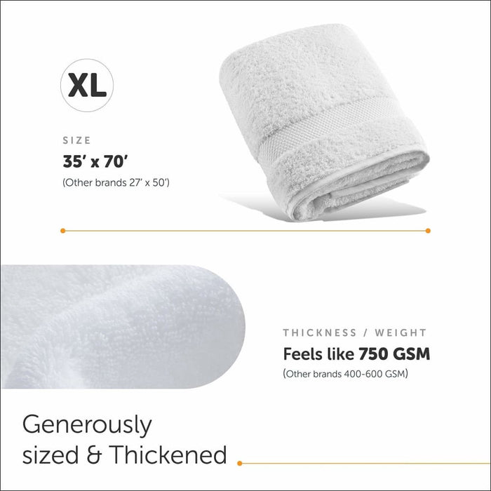 Long-staple Cotton Plush Bath Towel