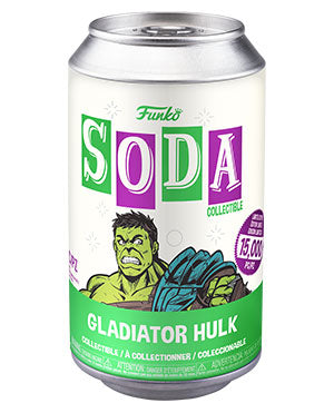 FUNKO Vinyl SODA:  Marvel - Gladiator Hulk with 1/6 chance of Metallic Chase