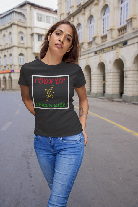 Guyanese Swag™ Cook-up vs. Peas & Rice Women's Tee