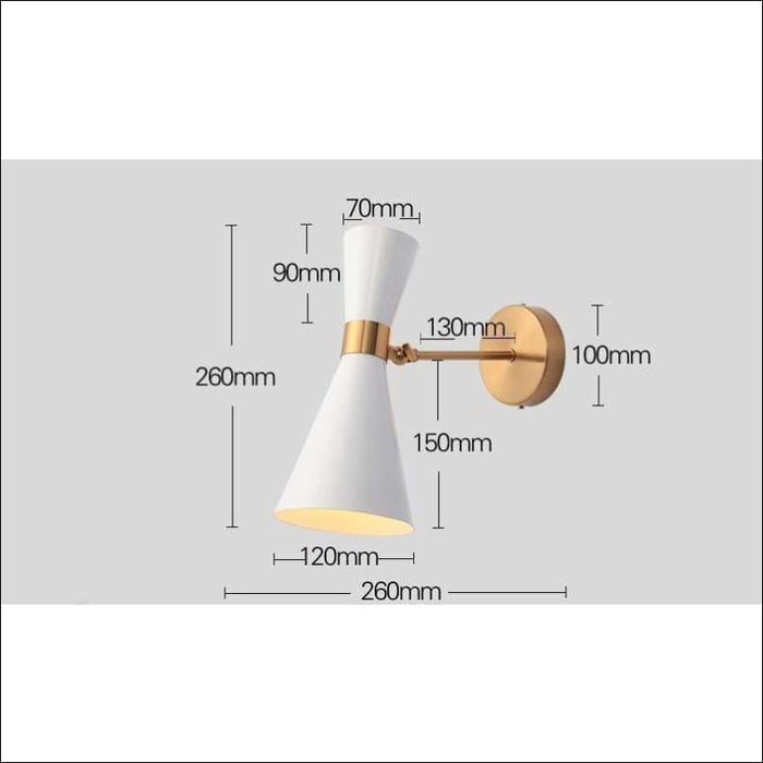 Nordic Golden Modern Wall Lamp