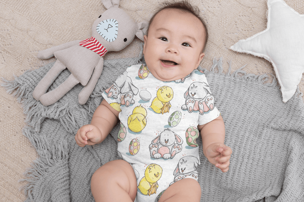 Bunnies & Chicks Onesie