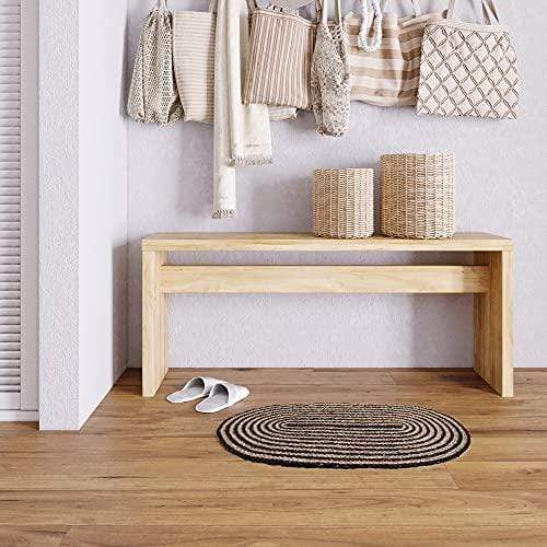 Oval Natural Seagrass Doormat Welcome Entrance Way Rug