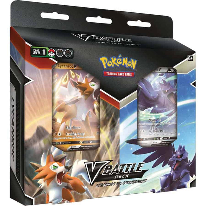 POKEMON TCG: V BATTLE DECKS BUNDLE: LYCANROC VS CORVIKNIGHT