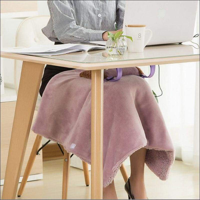 Premium Electric Hand Warmer Throw Blanket