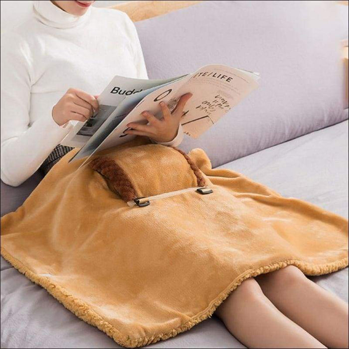 Premium Electric Hand Warmer Throw Blanket