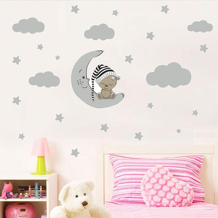 Little Baby Bear on the Moon