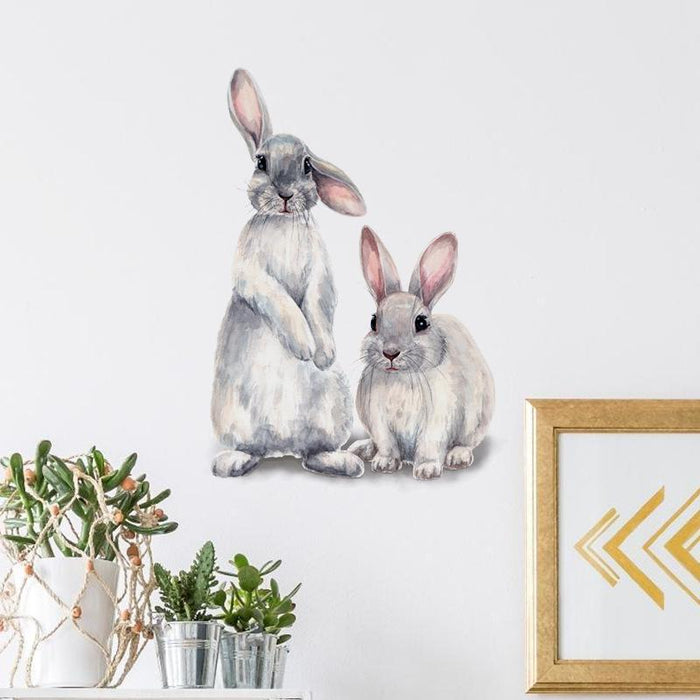 Funny & Curious Rabbit Couple