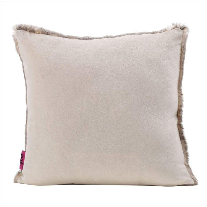 Set of 2 Ellison Faux Fur Throw Pillow