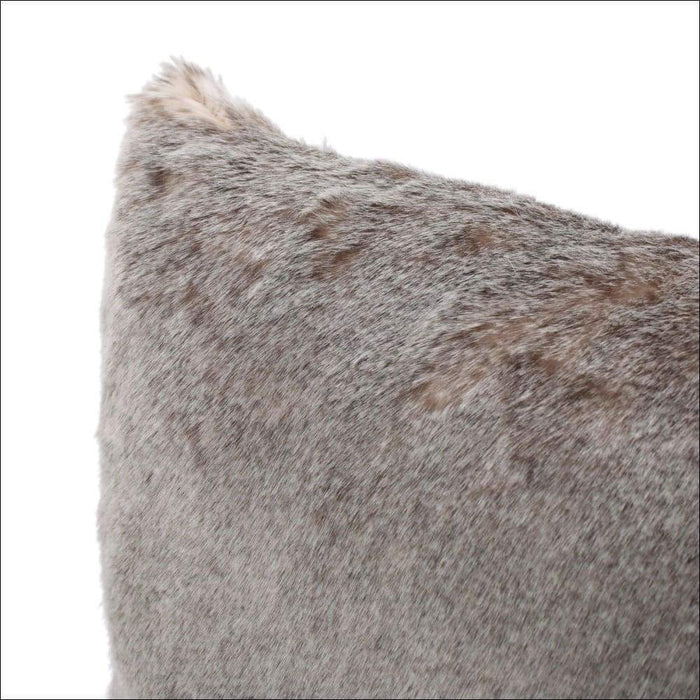 Set of 2 Ellison Faux Fur Throw Pillow