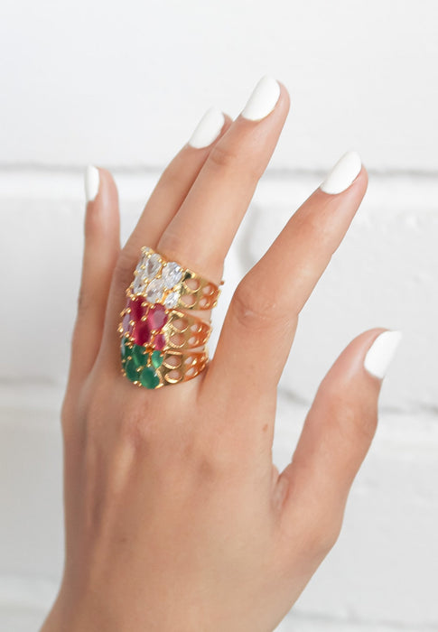 Stepping Stone Ring by Bombay Sunset