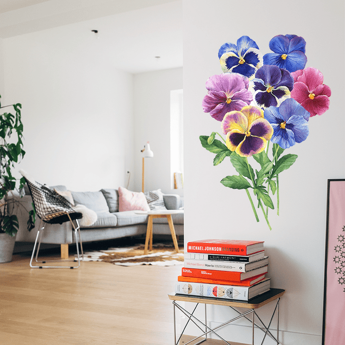 Tricolor Pansy flower Bouquet