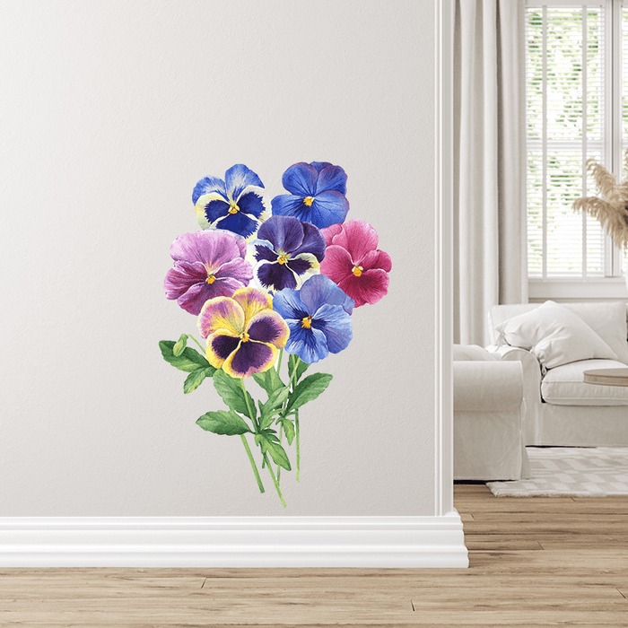 Tricolor Pansy flower Bouquet