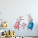 Rabbit family wall decal