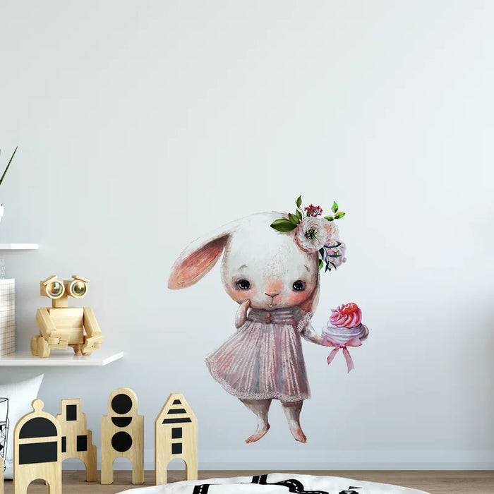 Sweet bunny rabbit wall decal