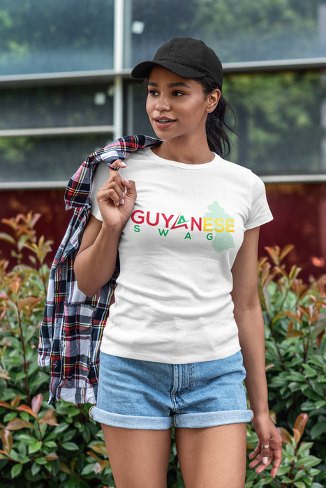 Guyanese Swag Guyana Map Women's Tee