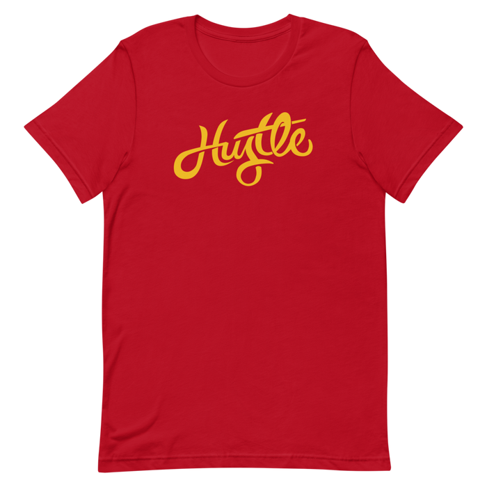 Hustle - Gold Graphic - Short Sleeve Unisex T-Shirt