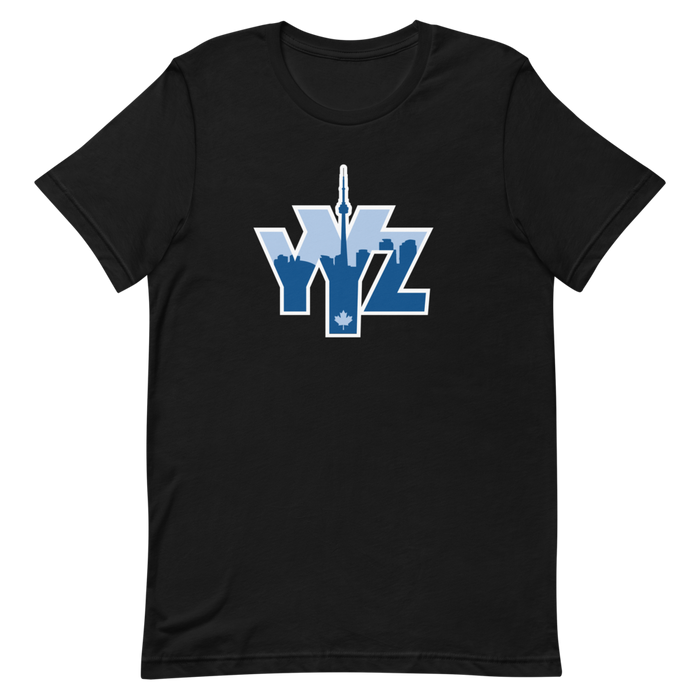 YYZ Toronto - Blue Graphic - Short Sleeve Unisex T-Shirt