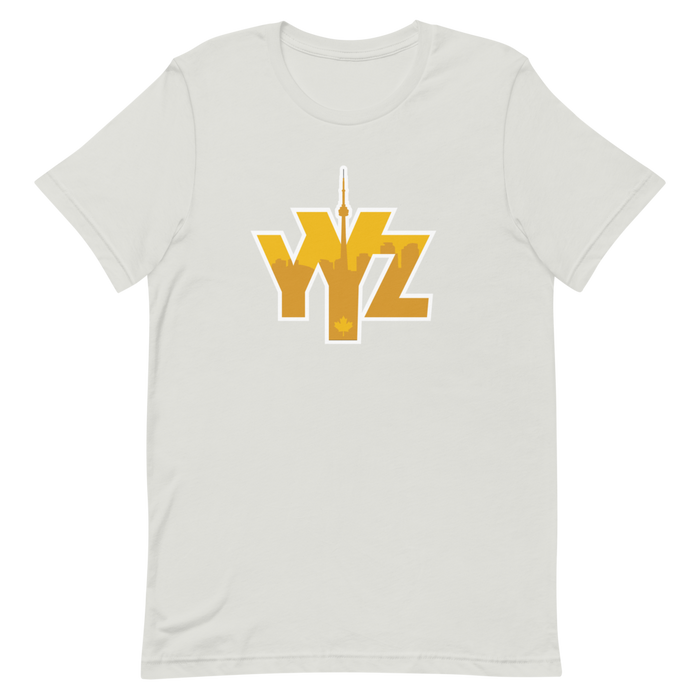 YYZ Toronto - Gold Graphic - Short Sleeve Unisex T-Shirt