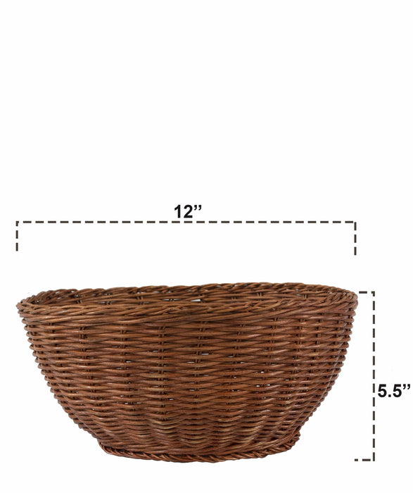 Wicker Serving Bowl Baskets | Restaurant Serving & Tabletop Display